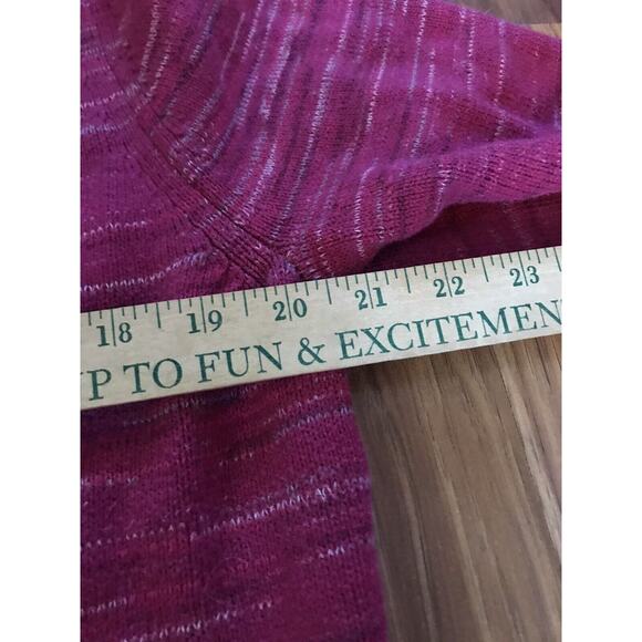 Eddie Bauer Sweater 2XL Pink V Neck Button Down Cotton Pullover Vintage - Picture 4 of 4